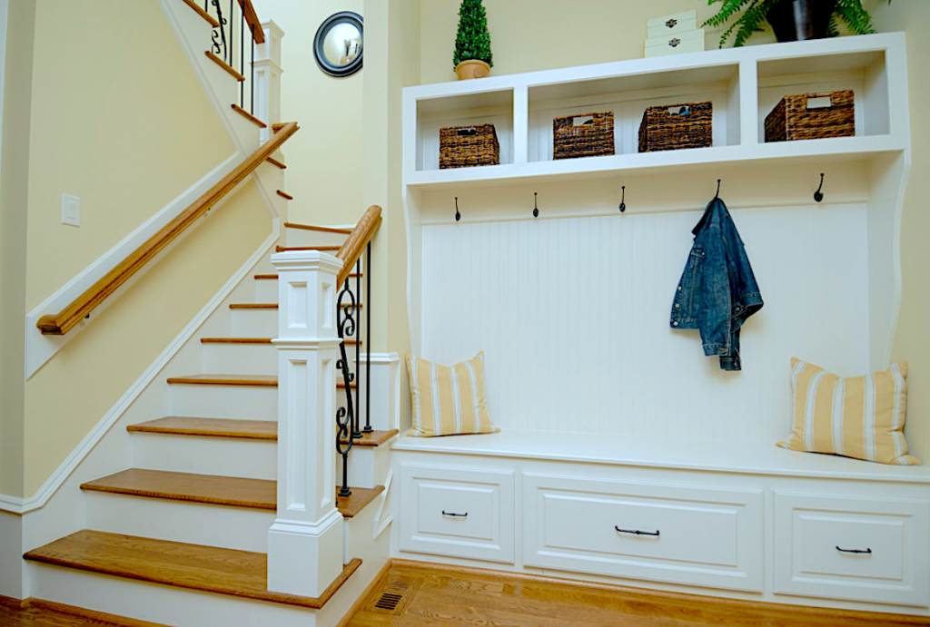 Custom Entryway Bench Storage Build In Toad Tree Carpentry